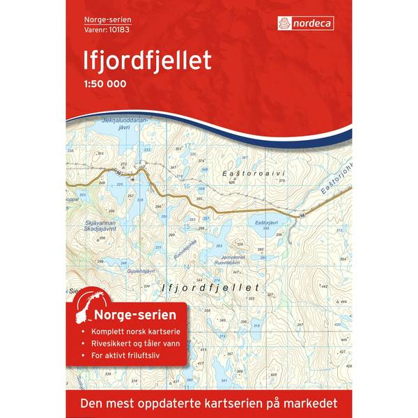 Bilde av Ifjordfjellet Norge-serien 1:50 00